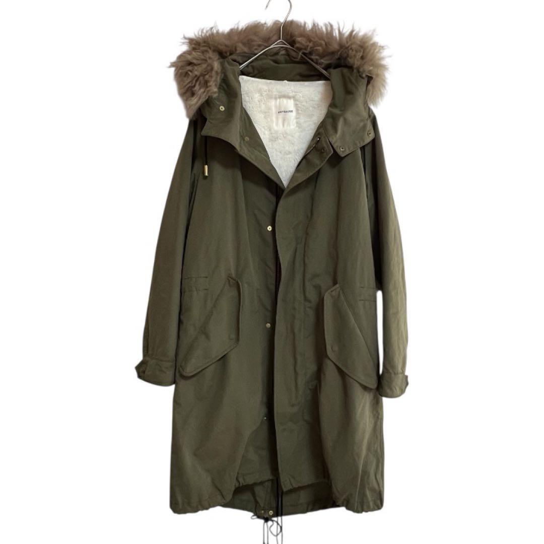 Antgauge アントゲージ モッズコート ファー ボア ライナー付き