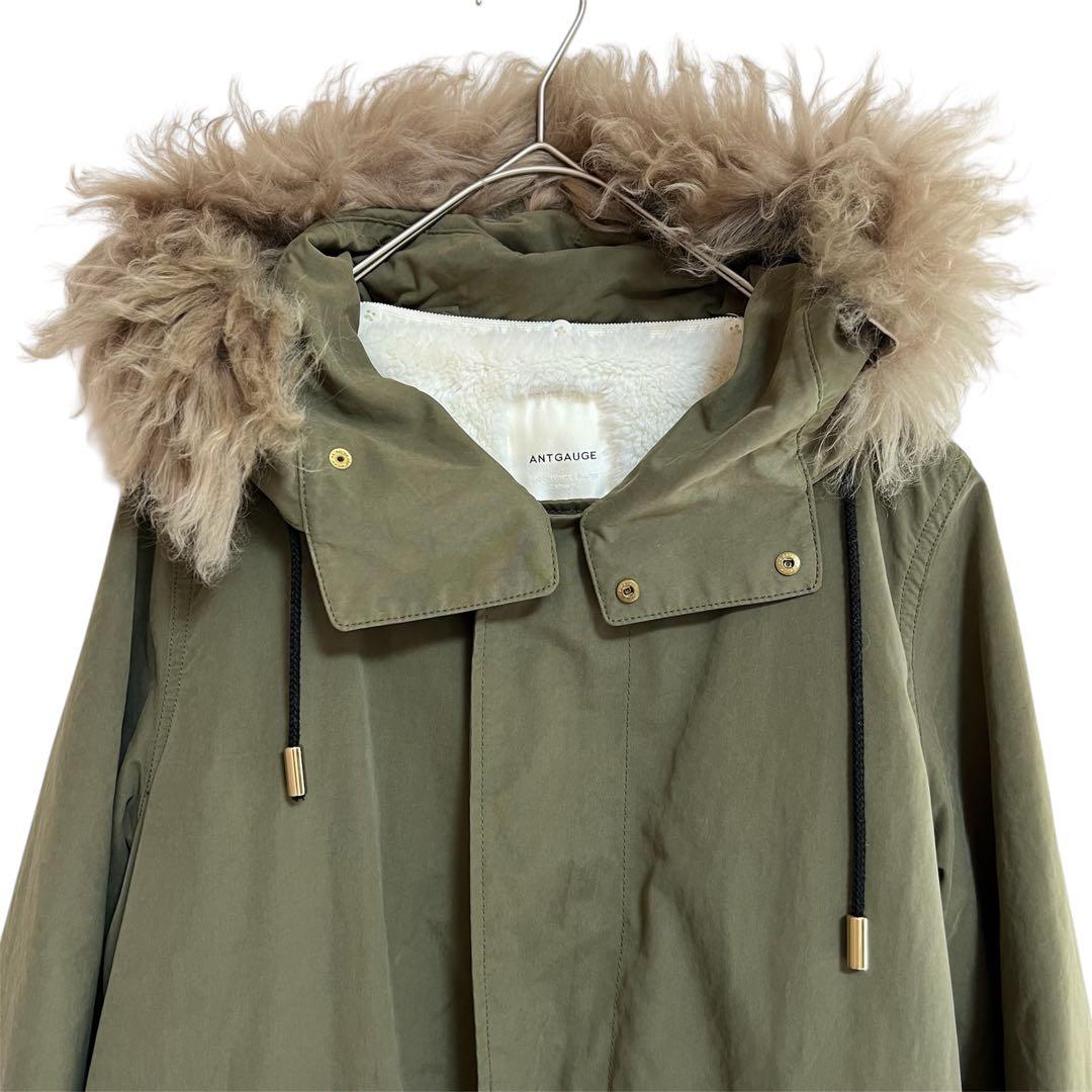 Antgauge アントゲージ モッズコート ファー ボア ライナー付き