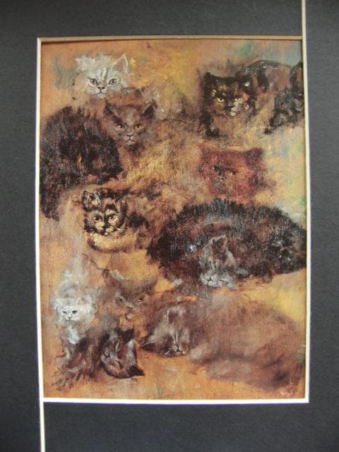 レオノール・フィニ「猫たち」、希少画集より、状態良好