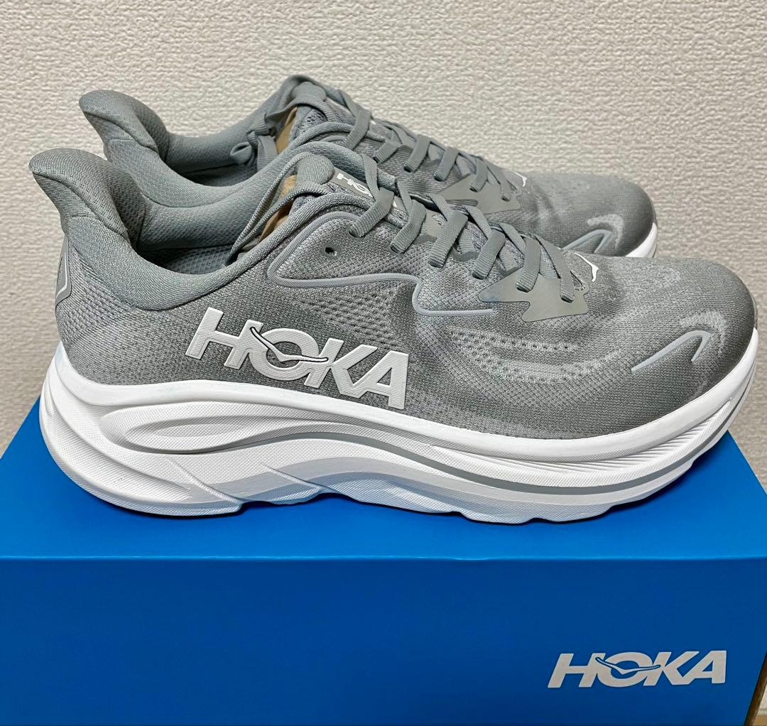 ワ*イ様 HOKA CLIFTON10 クリフトン10グレー28.5CM