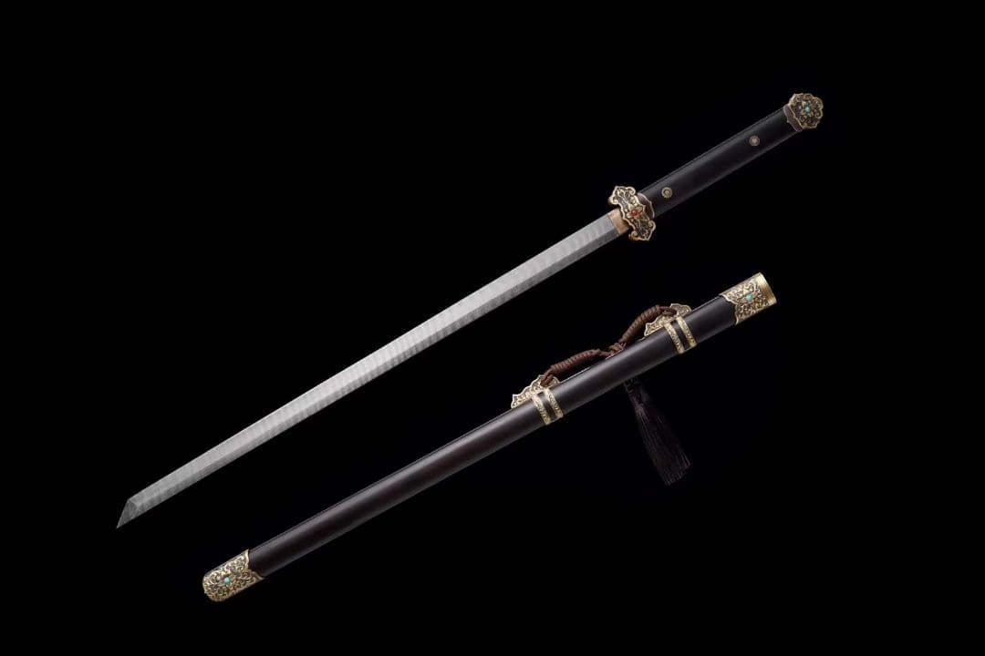 銅牡丹天梯唐刀20231500 古兵器 武具　刀装具　日本刀　模造刀 居合刀