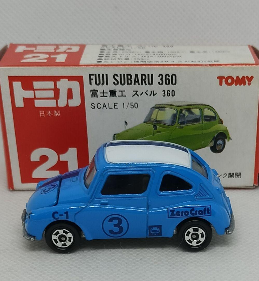 《赤箱トミカ21-4-37》スバル360【ゼロクラフト特注】未使用超美品