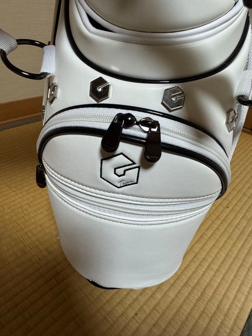 【新品・未使用】GTD ゴルフバッグ・キャディバッグ ホワイト