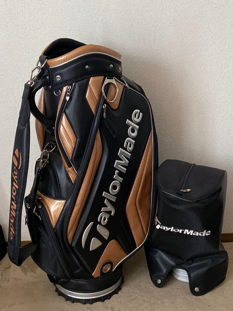 TaylorMade テーラーメイド キャディバッグ ブラック ブラウン