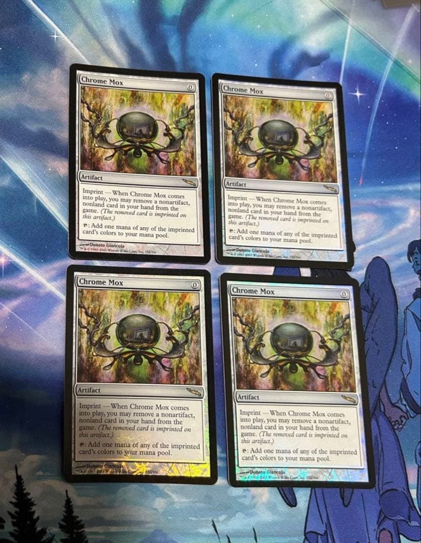 金属モックス　4枚セット　【英語版foil】