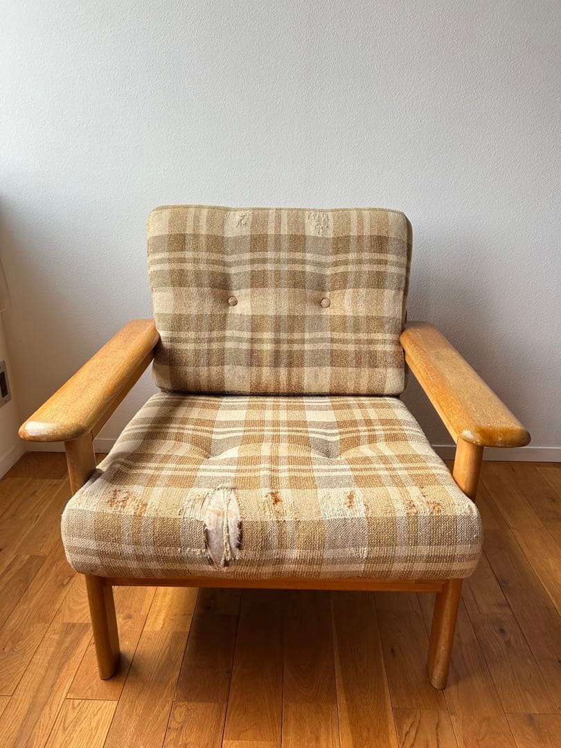 70’s カリモク オールドカリモク 一人掛け アームチェア ヴィンテージ家具