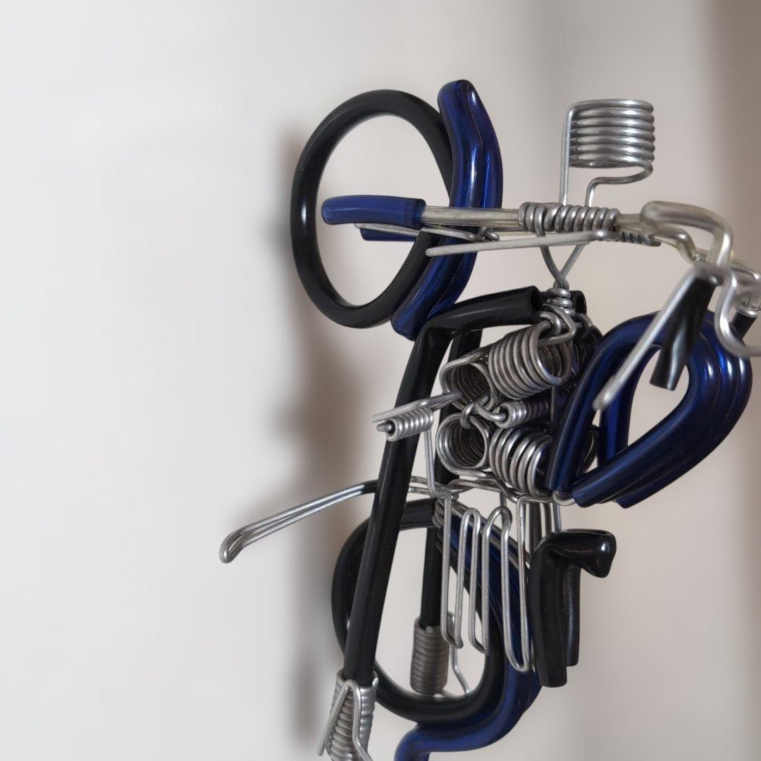 ワイヤーアート　バイク