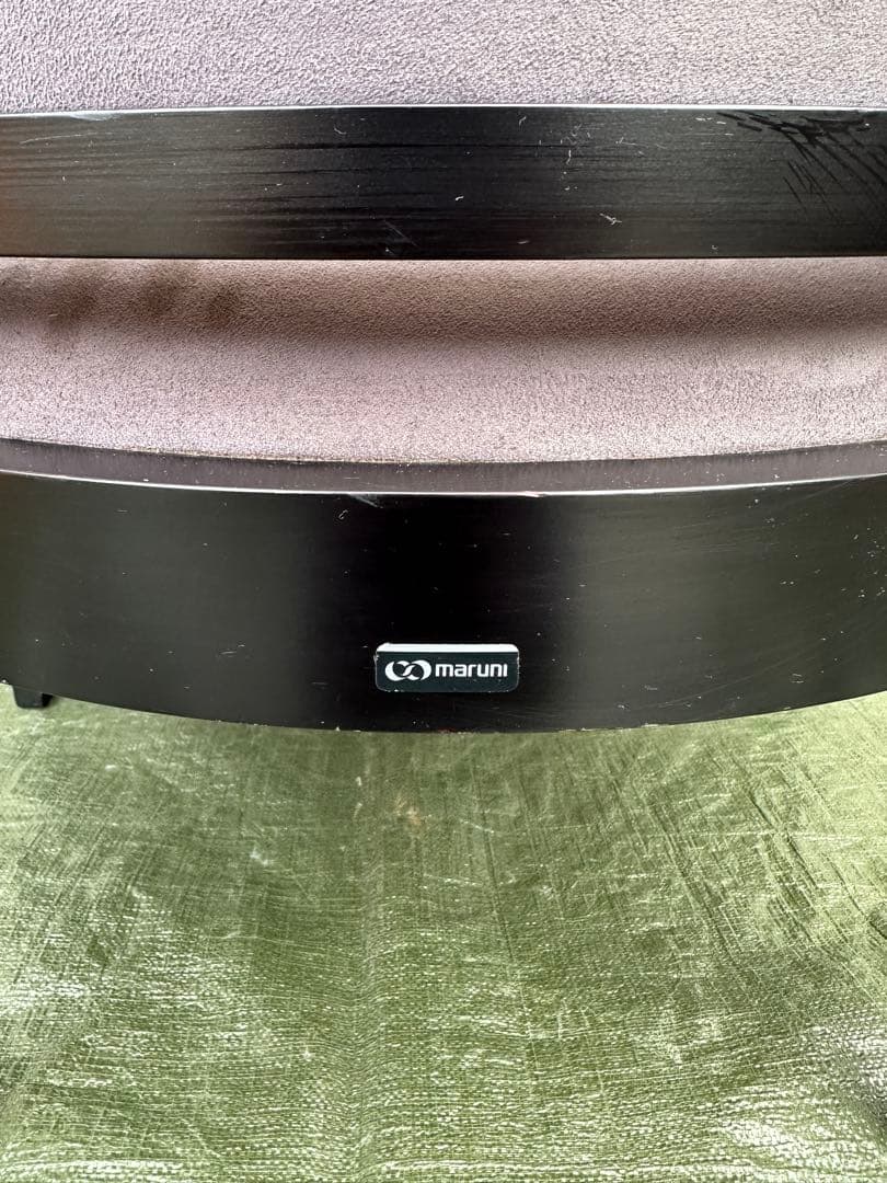 【アームチェア】MARUNI　木製　シングルソファ　ベロア生地　インテリア◎