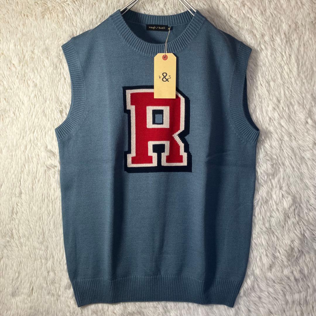 新品未使用 ラフアンドスウェル BIG R VEST ニットベスト XL