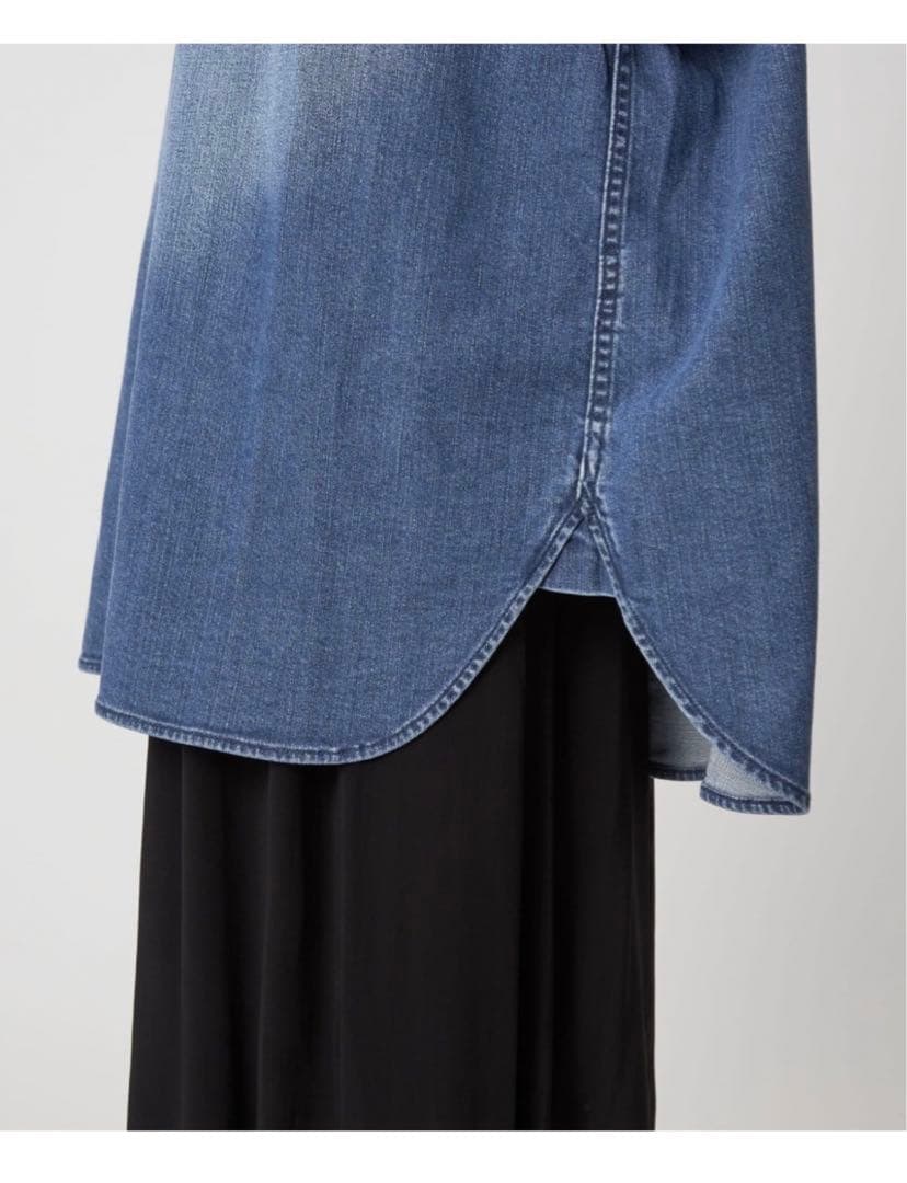 Healthy コバルト デニムシャツ FREE