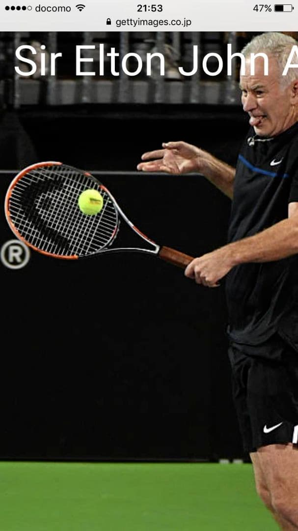 John Mcenroe ジョン・マッケンロー シニアツアー使用 プロストック