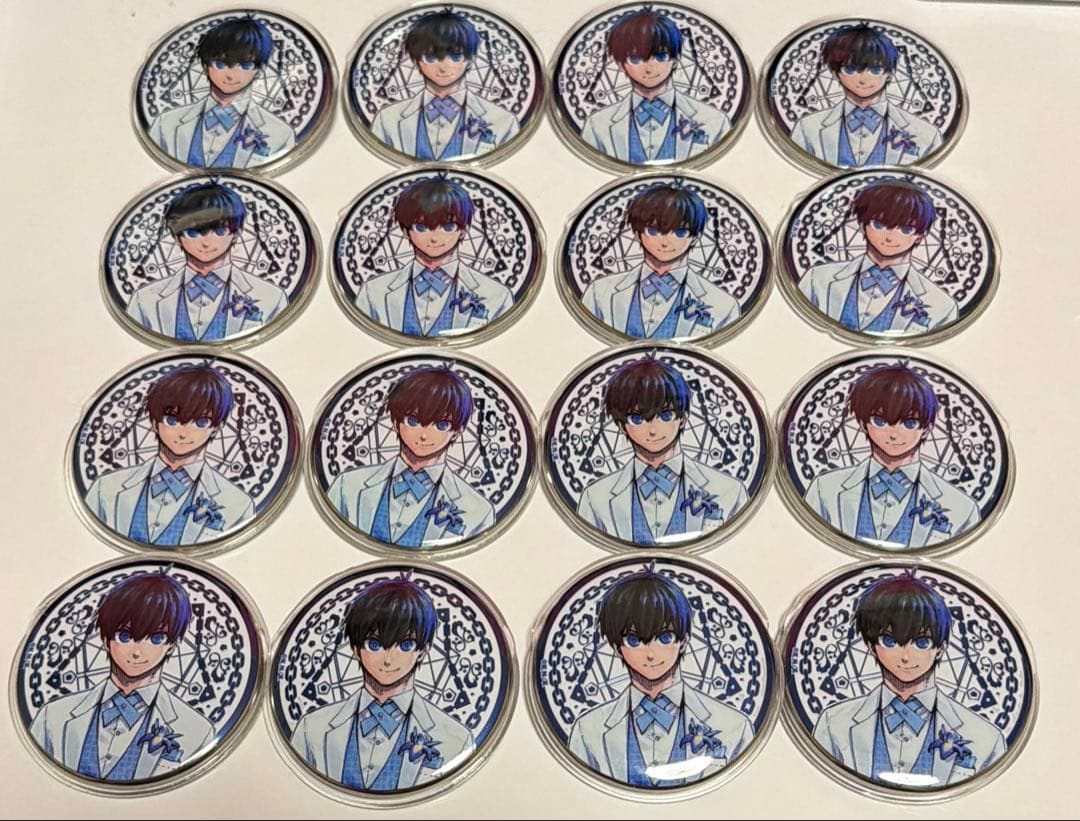 ブルーロック展　アルティメタル缶バッジ　潔世一 16点セット