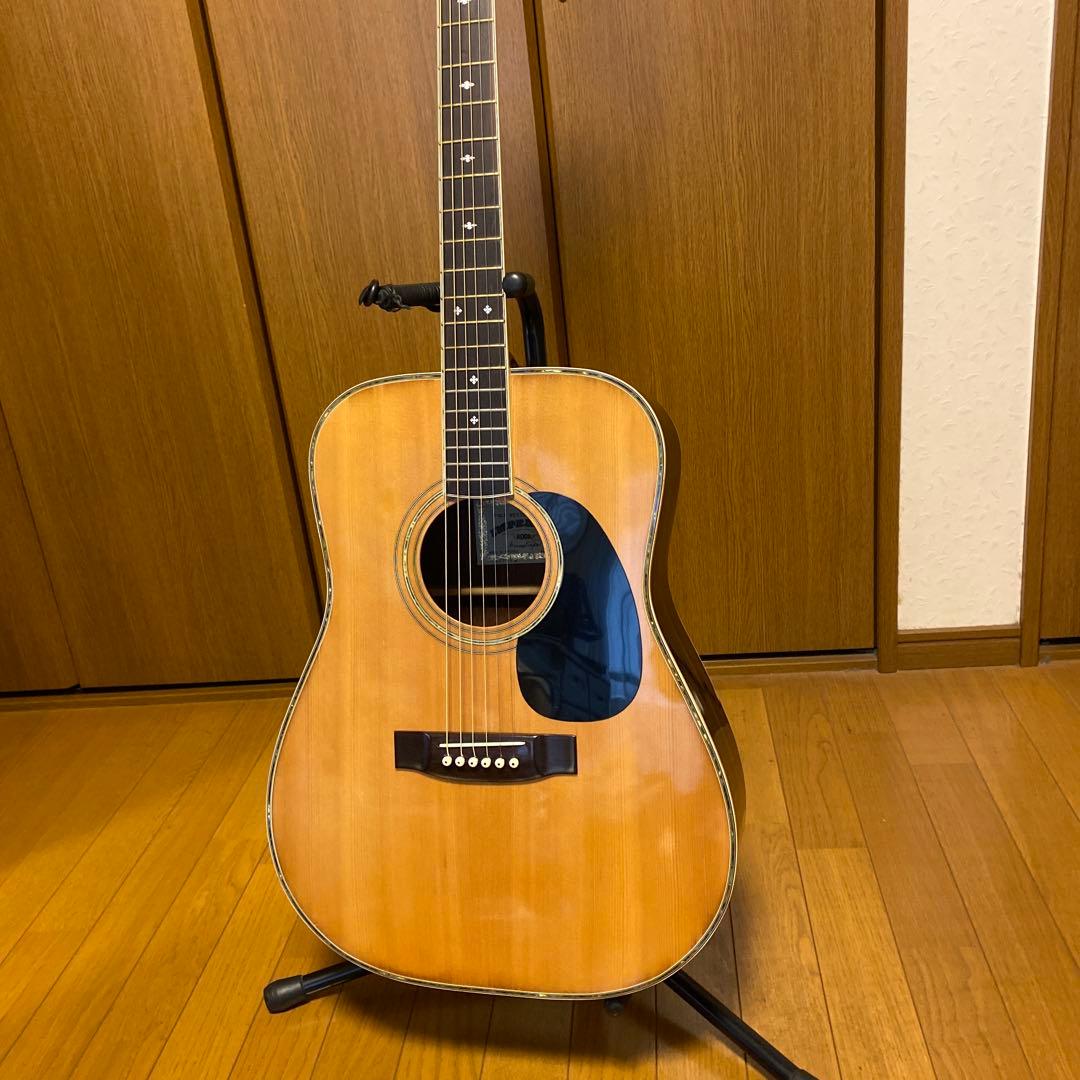 ハカランダ、古賀ギター、バードケース、ピックアップ付き、ビンテージ稼働品