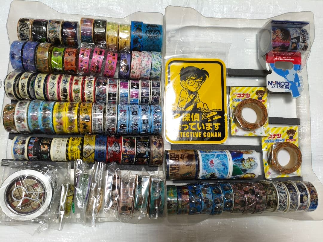 名探偵コナン　マスキングテープ　養生テープ　ステッカー　まとめ売り