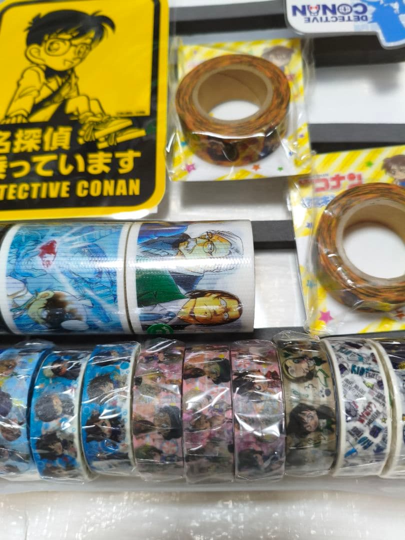 名探偵コナン　マスキングテープ　養生テープ　ステッカー　まとめ売り