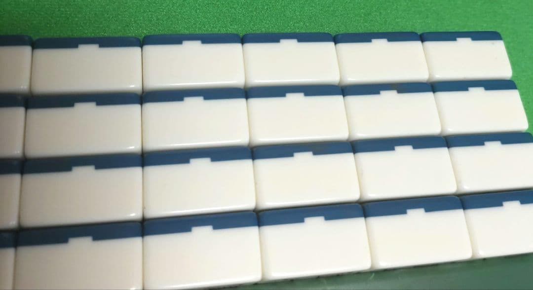 ★極上・青背★ ミズノ 丸一 麻雀牌（MVC印）