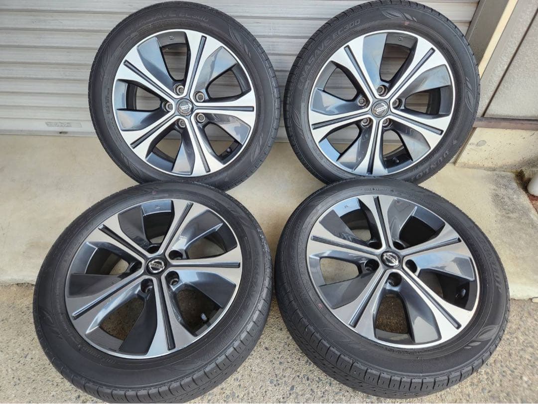 ★送料無料★美品日産純正ZE1リーフ 17インチアルミホイール＆タイヤ４本セット