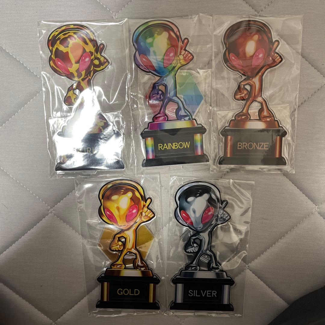 サミートロフィーアクリルコレクション（大）5種コンプセット 受注生産品