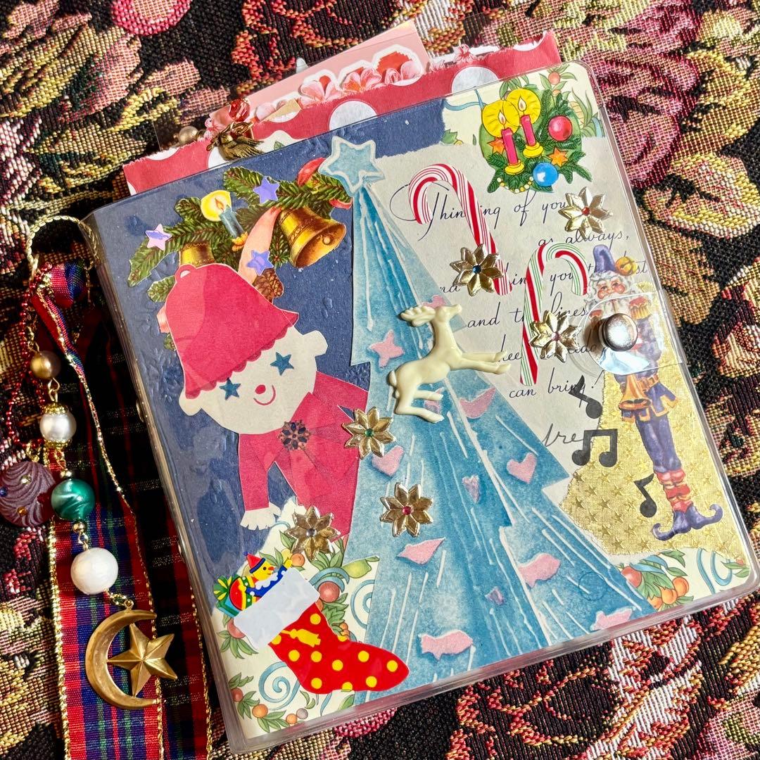 クリスマスおすそ分けファイル　ジャンクジャーナル　コラージュ素材