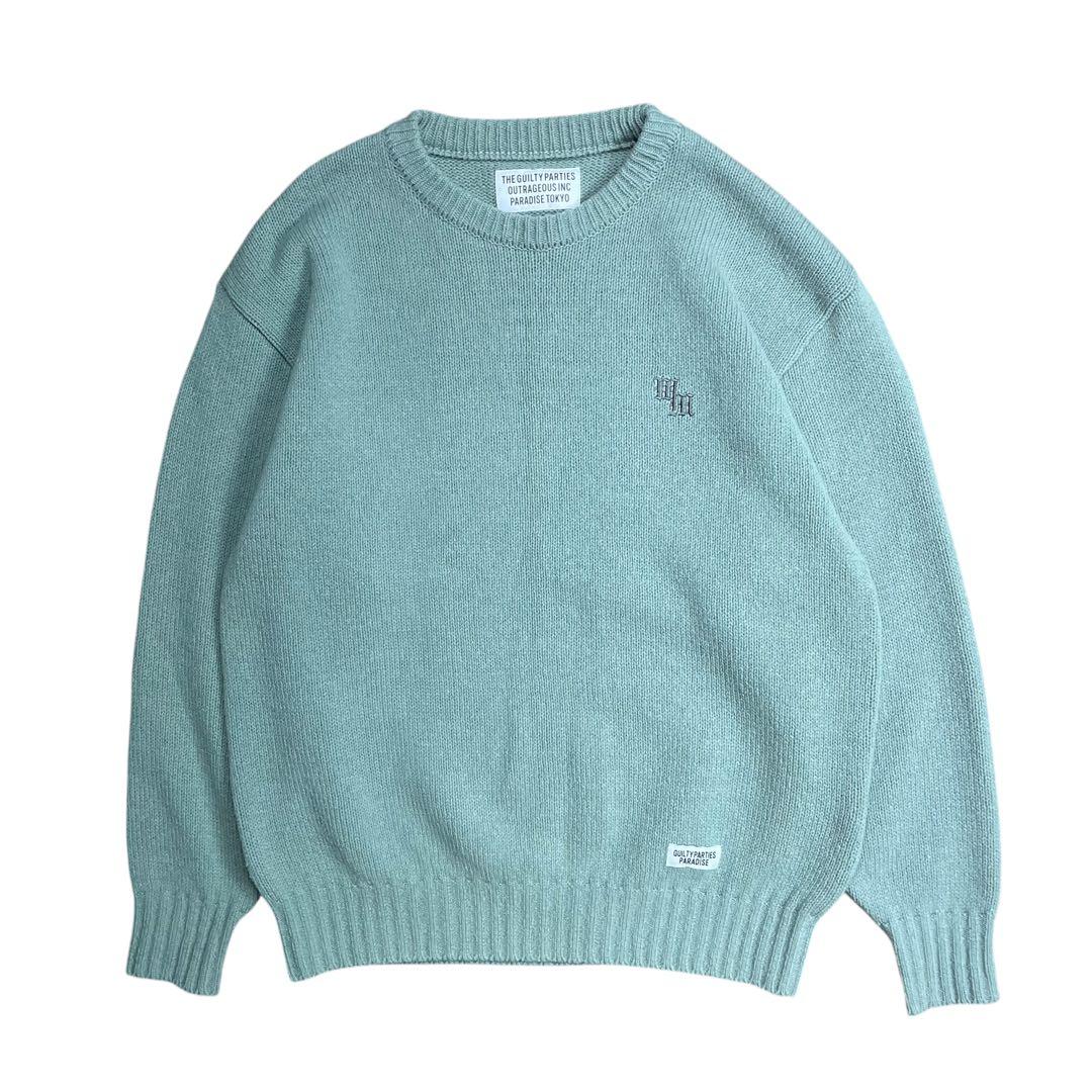 トップス WACKO MARIA CLASSIC CREW NECK SWEATER