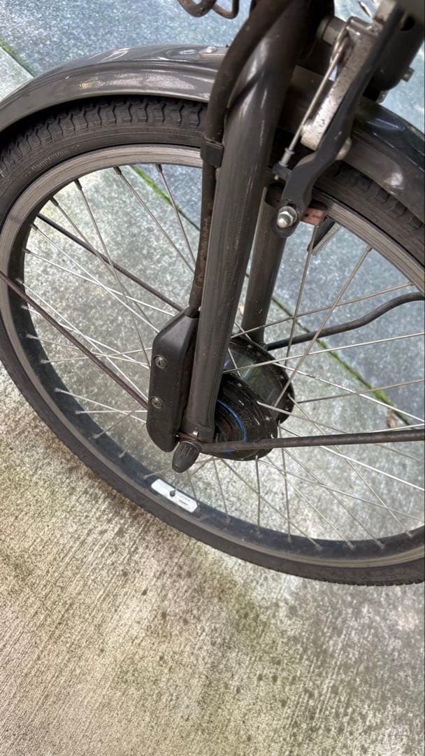 我孫子市　引き取り限定　ビッケ　bikke ３人乗り　電動自転車　不具合有り