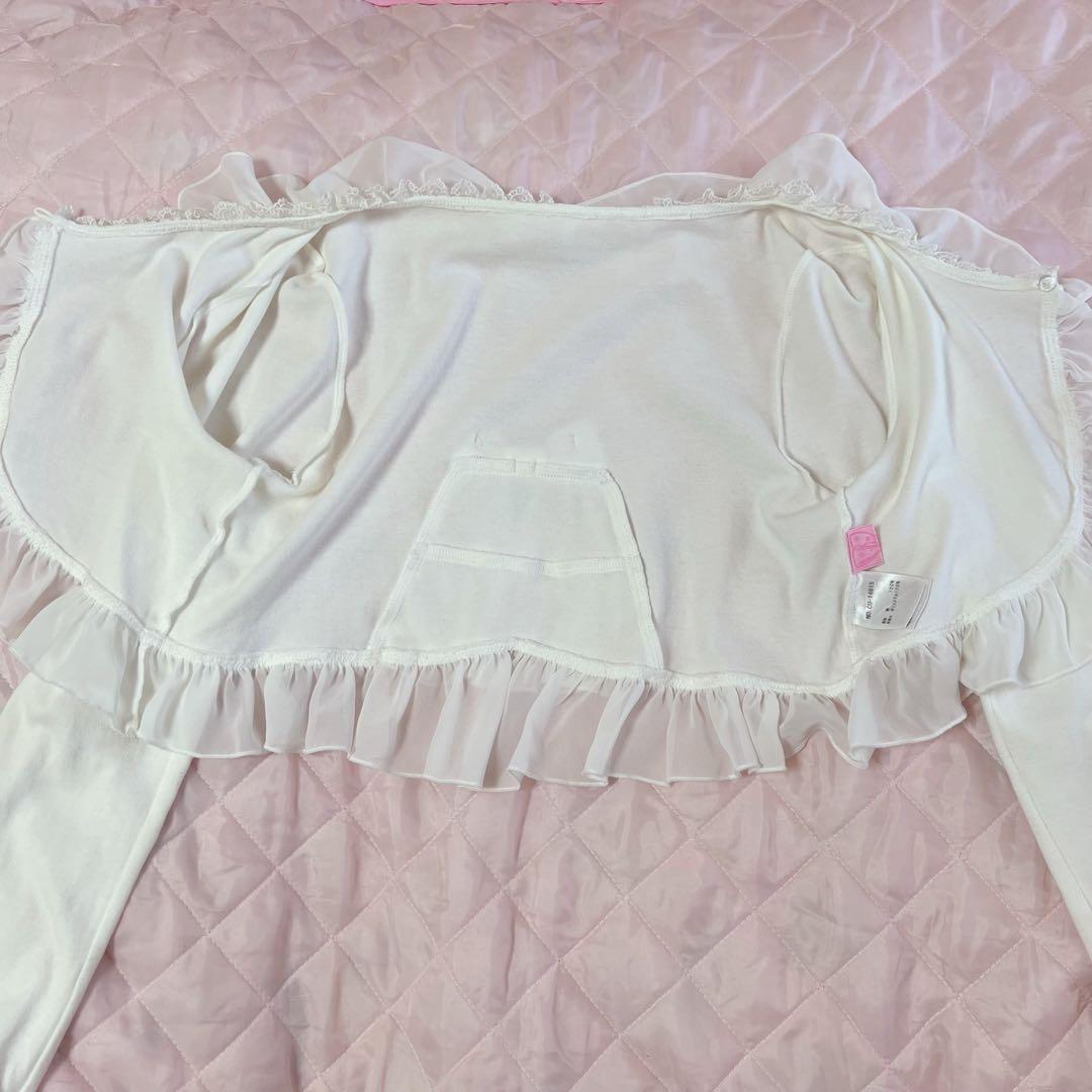 Angelic Pretty ボレロ　カーディガン　レース　リボン　ホワイト