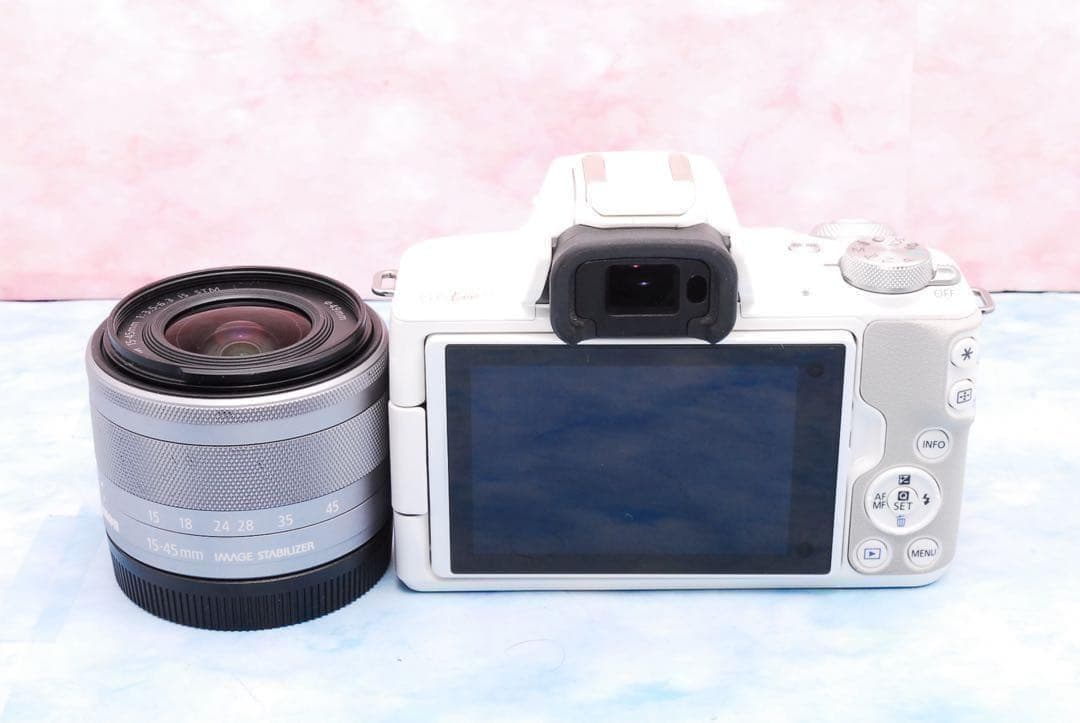 Canon EOS Kiss M☆高性能コンパクトミラーレス☆スマホ転送OK