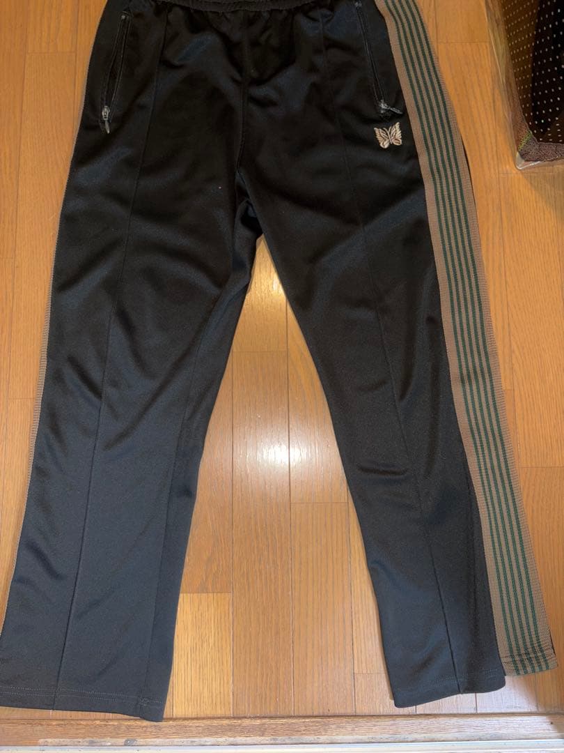 【超美品】　【希少】　needles ダークグリーン　トラックパンツ