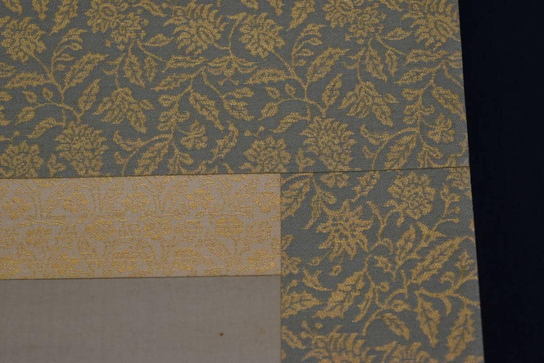 【真作】長谷川玉粹/長谷川玉峰の子/五十鈴川紅葉図/掛軸/名家伝来/AA-271