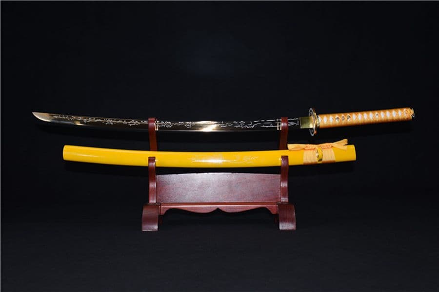 武具　刀装具　日本刀　模造刀   居合刀  刻み込み侍