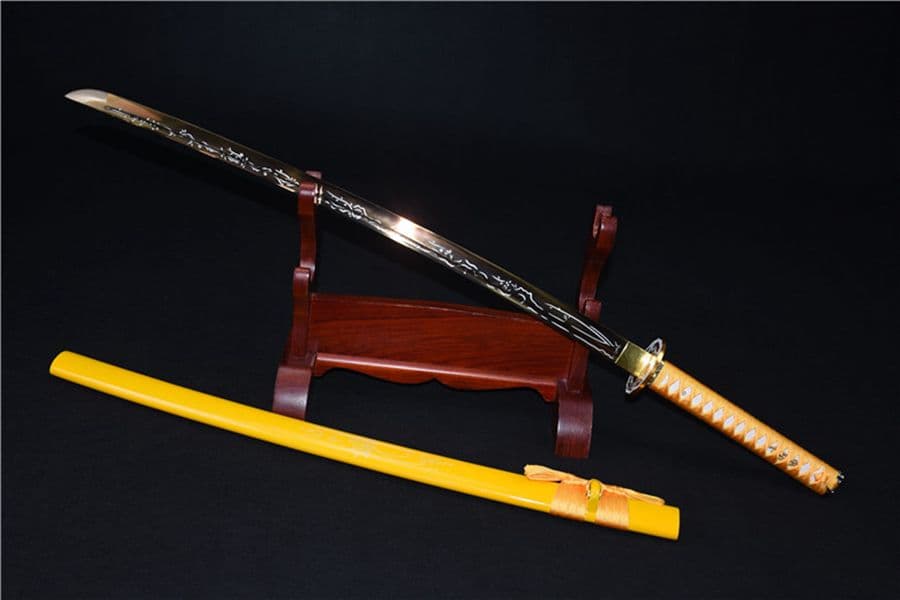 武具　刀装具　日本刀　模造刀   居合刀  刻み込み侍