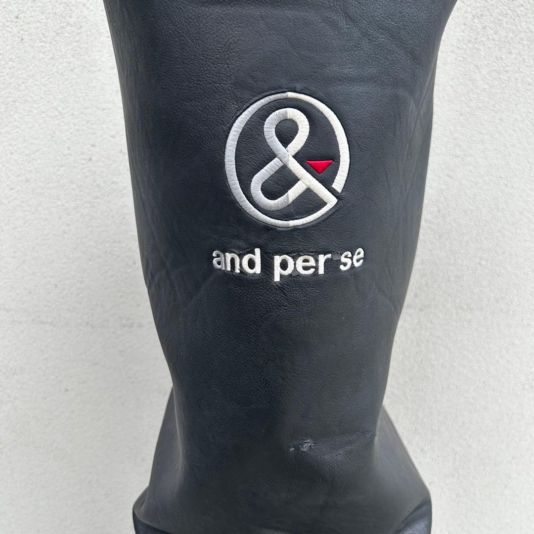 and per se★アンパスィ ゴルフ 9.5型 エナメル プロモデル