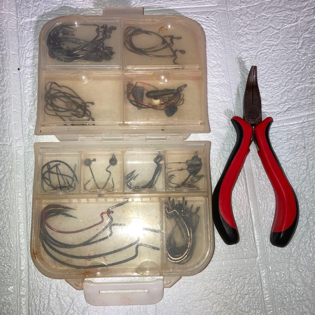 ルアー　まとめ売り　バス釣り　大量セット　ワーム　ボックス付き