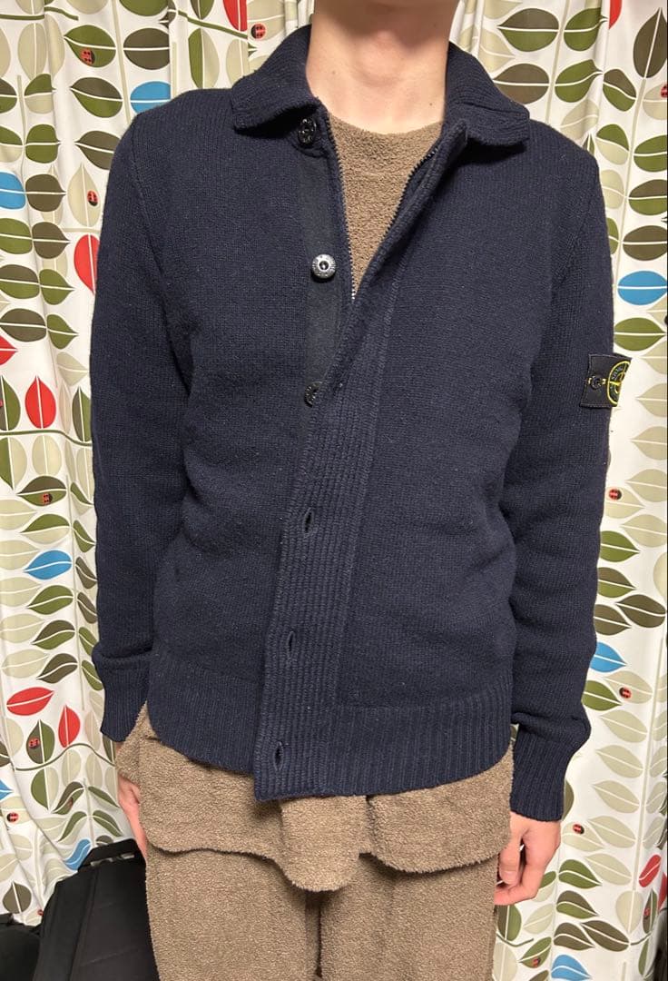 STONE ★正規品☆ネイビー☆ジップアップセーター☆M