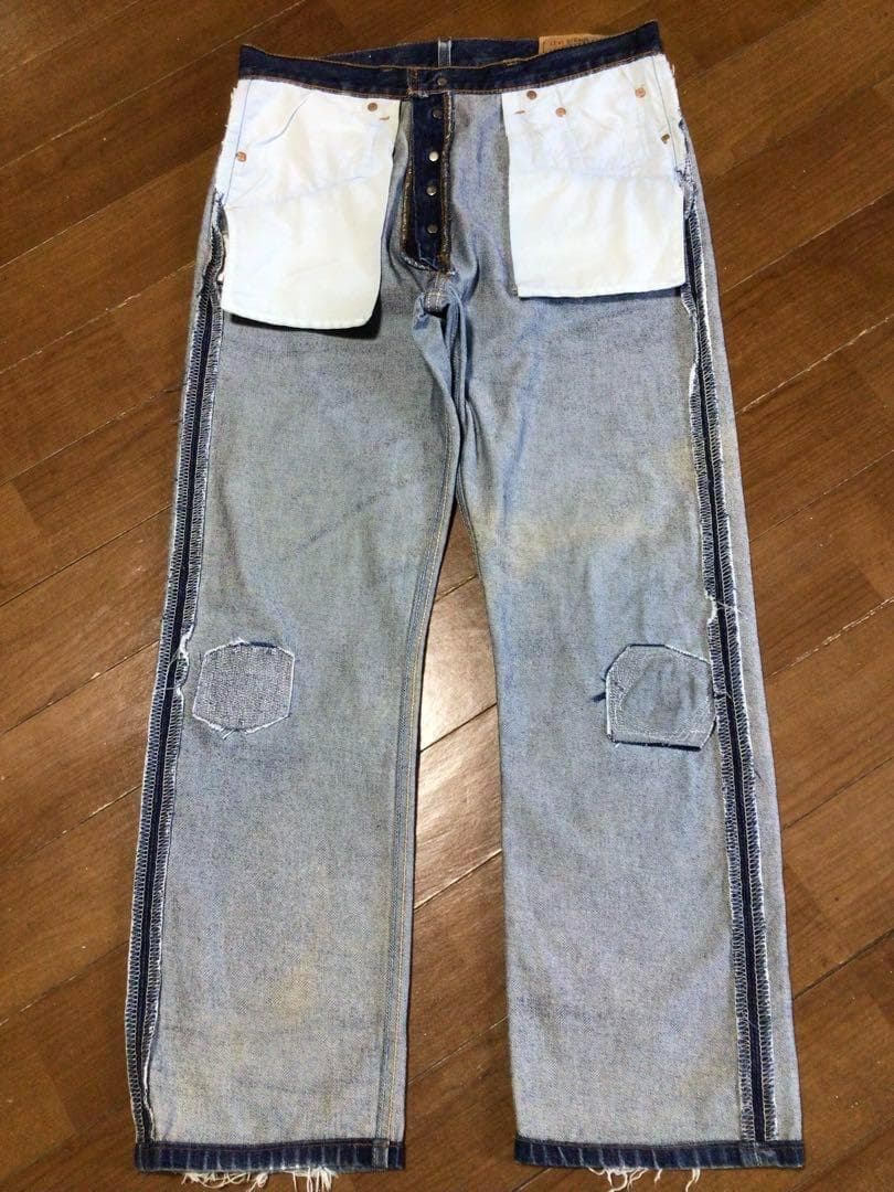 97年USA製リーバイス501 W32 股下71cm グランジデニム