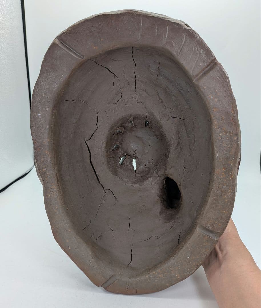 備前焼 龍彫伏香炉（大） 香爐 香道具 茶道具 置物 竜 尤 ドラゴン お香