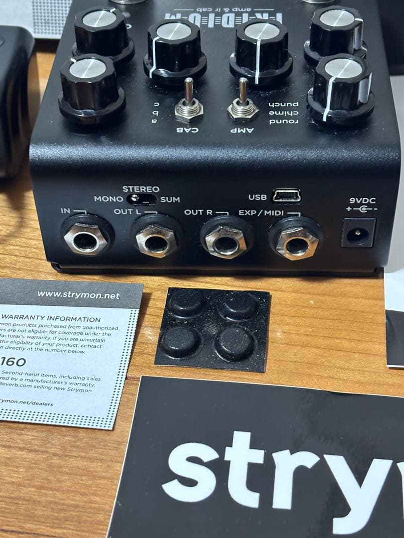 Strymon Iridium AMP&IR CAB エミュレーター/プリアンプ