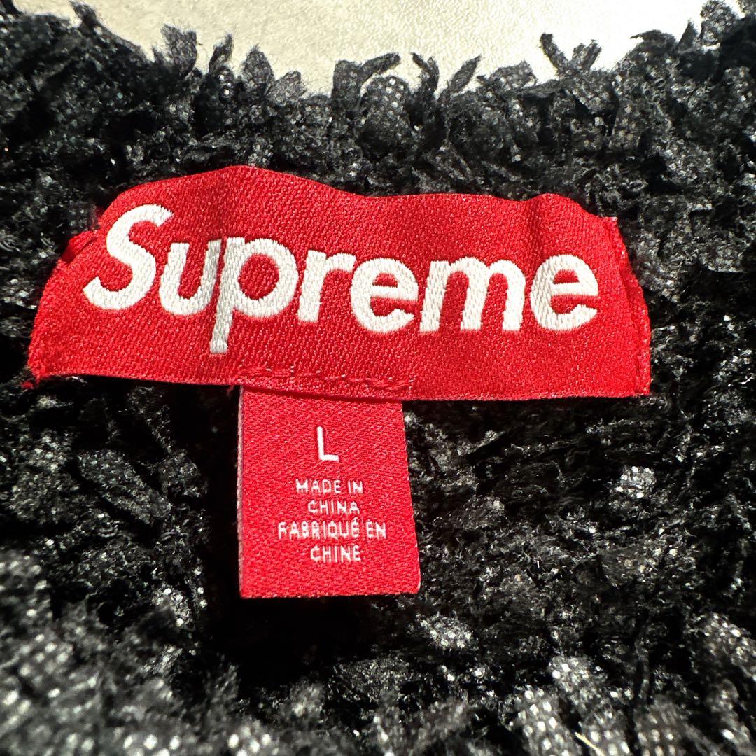 Supreme シュプリーム テクスチャードアークセーター ブラック L