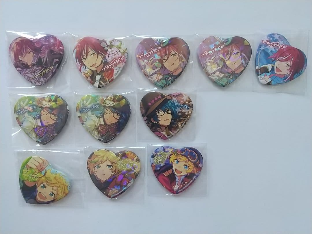 あんスタ とるパカ ハート型缶バッジ ハート缶 Switch 夏目 つむぎ 宙