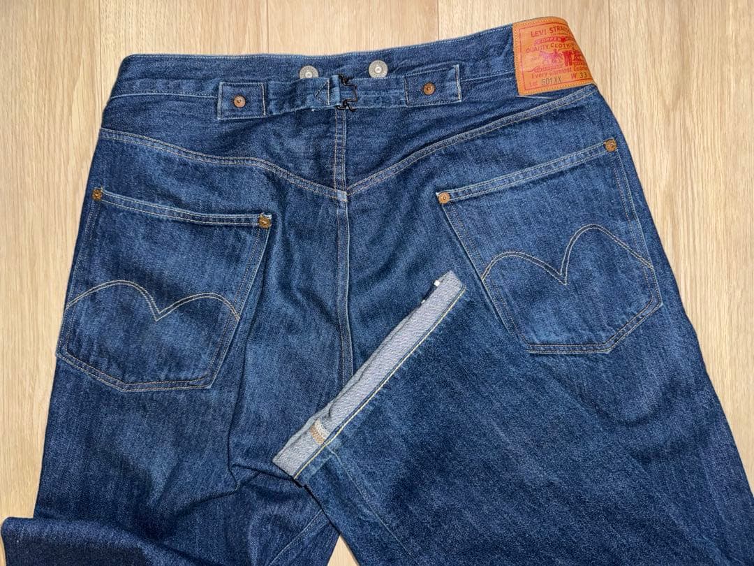 Levi's 501XX 1890 復刻 赤耳　シンチバックUSA製　LVC