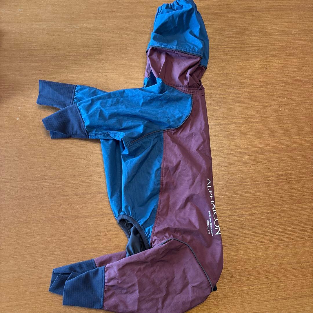 ALPHA ICON 犬服 レインドッグガード　Lサイズ　穴あき