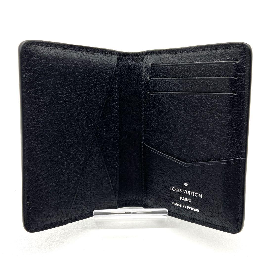 未使用級✨ヴィトン クロコ　オーストリッチ　アンプラント　カードケース　ブラック