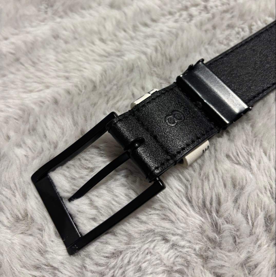 8YARDS TAGLINE DEBOSSED BELT Black【完売品】