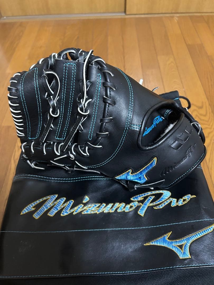 Mizuno Pro ダイバーシティブルー　ファーストミット左　軟式用
