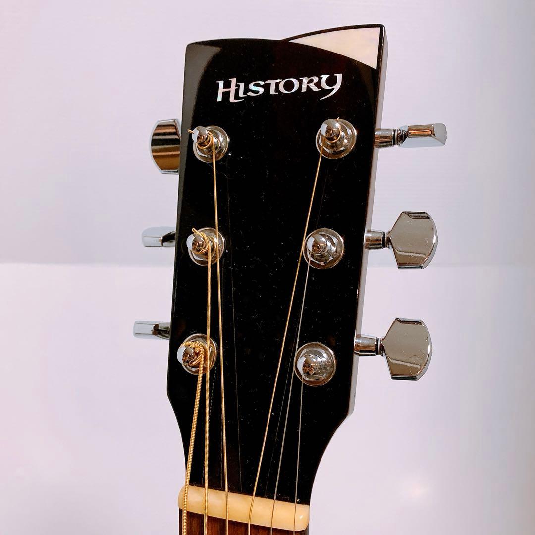 [美品] HISTORY NT-C3 NAT エレアコギター ハードケース付属