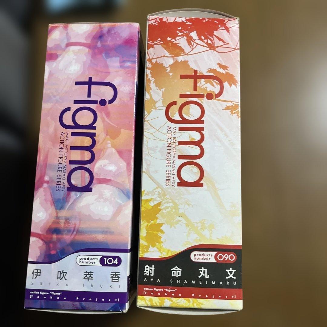figma 射命丸文 & 伊吹萃香 セット売り【中古】【黄ばみあり】