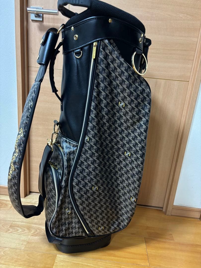 Resurrection キャディバッグ 黒ゴールド