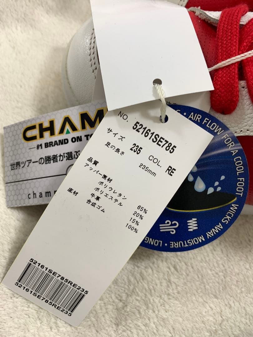 PEARLY GATES スニーカー 23レッド