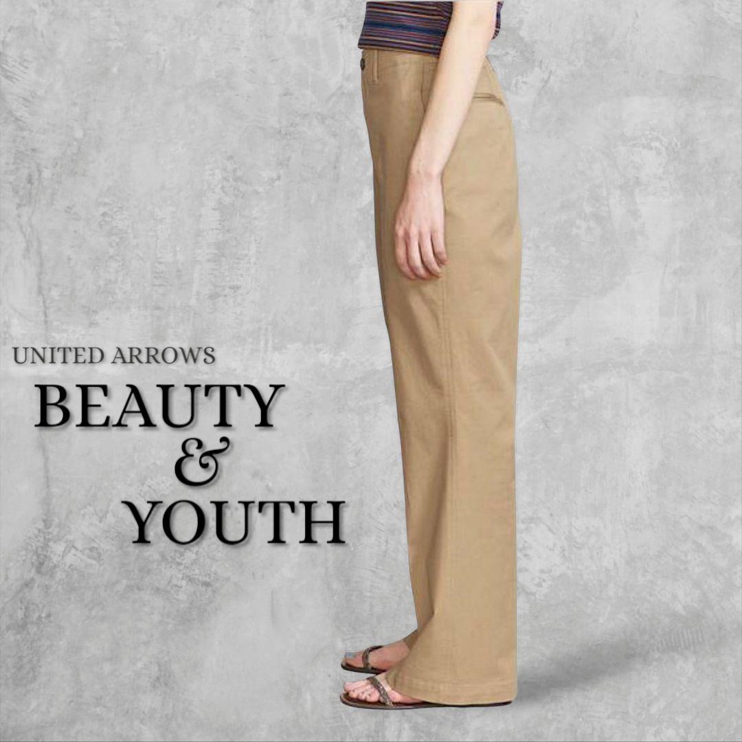 Beauty&Youth UNITED ARROWS コットンチノフレアパンツ