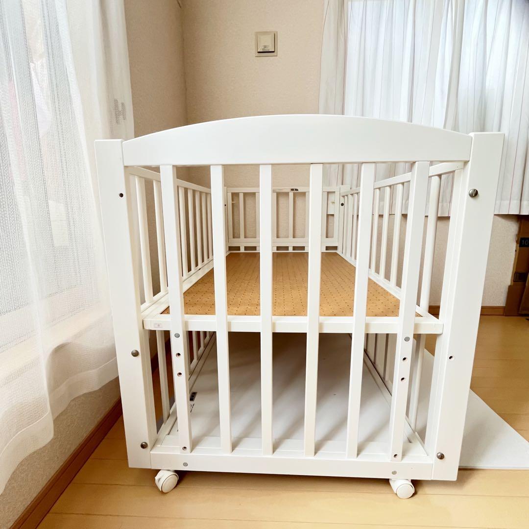 ⭐︎ヤマサキ⭐︎ベビーベッド ツーオープンベッド⭐︎